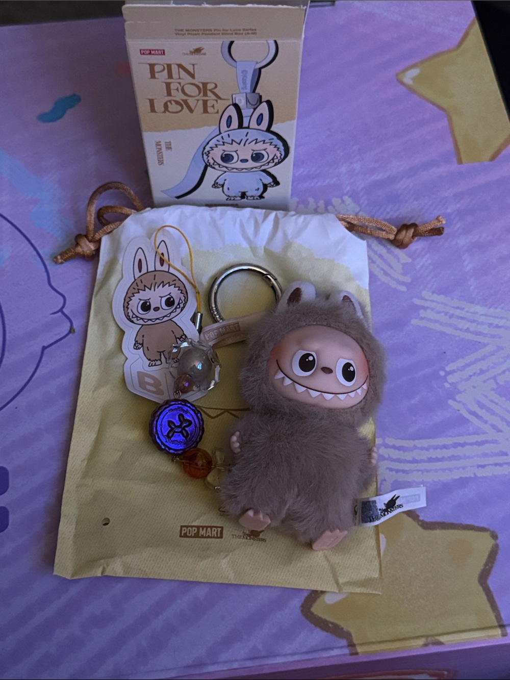 Custom Labubu B phone charm!